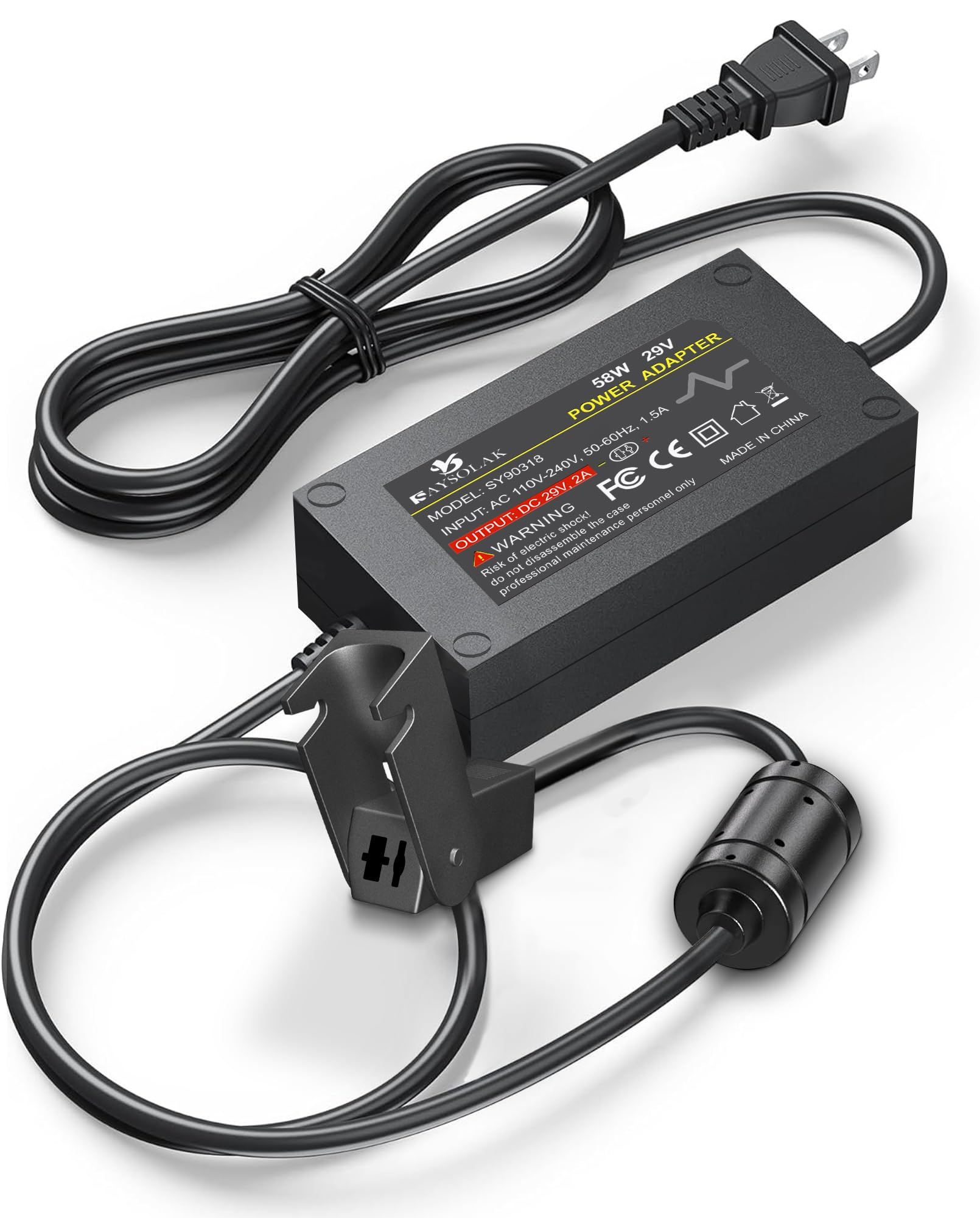 Amazon.com: SAYSOLAK 29V 2A Recliner Power Supply, 8.6Ft Electric